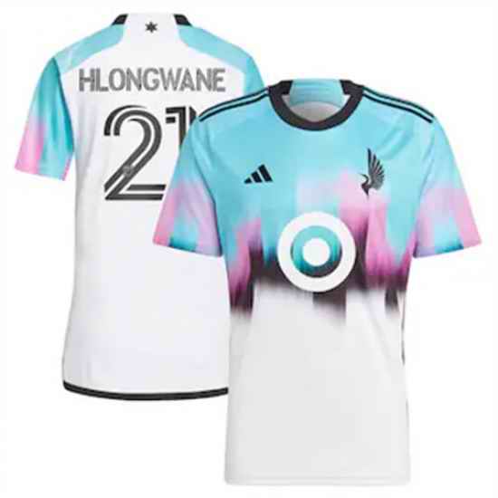 Men Minnesota United FC Bongokuhle Hlongwane 2023 24 Away Replica White